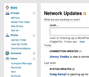 LinkedIn - Remove build your network box