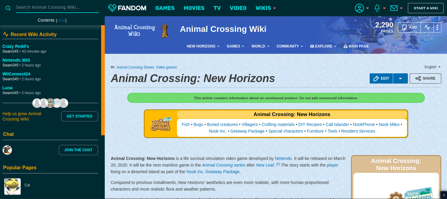 Fandom | Modern Full Width Theme