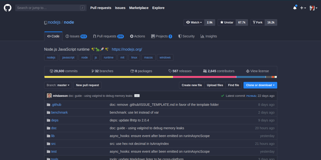 Github Material Palenight Theme