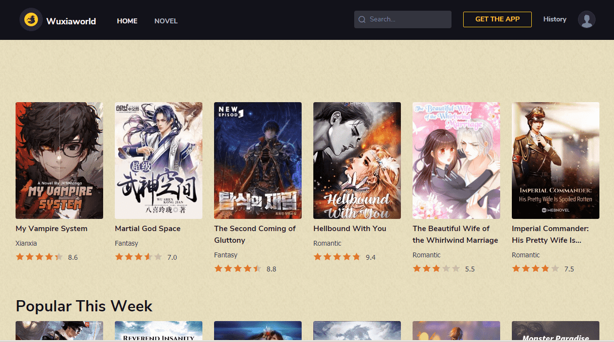 WuxiaWorld & ReadLightNovel Sepia Reader View