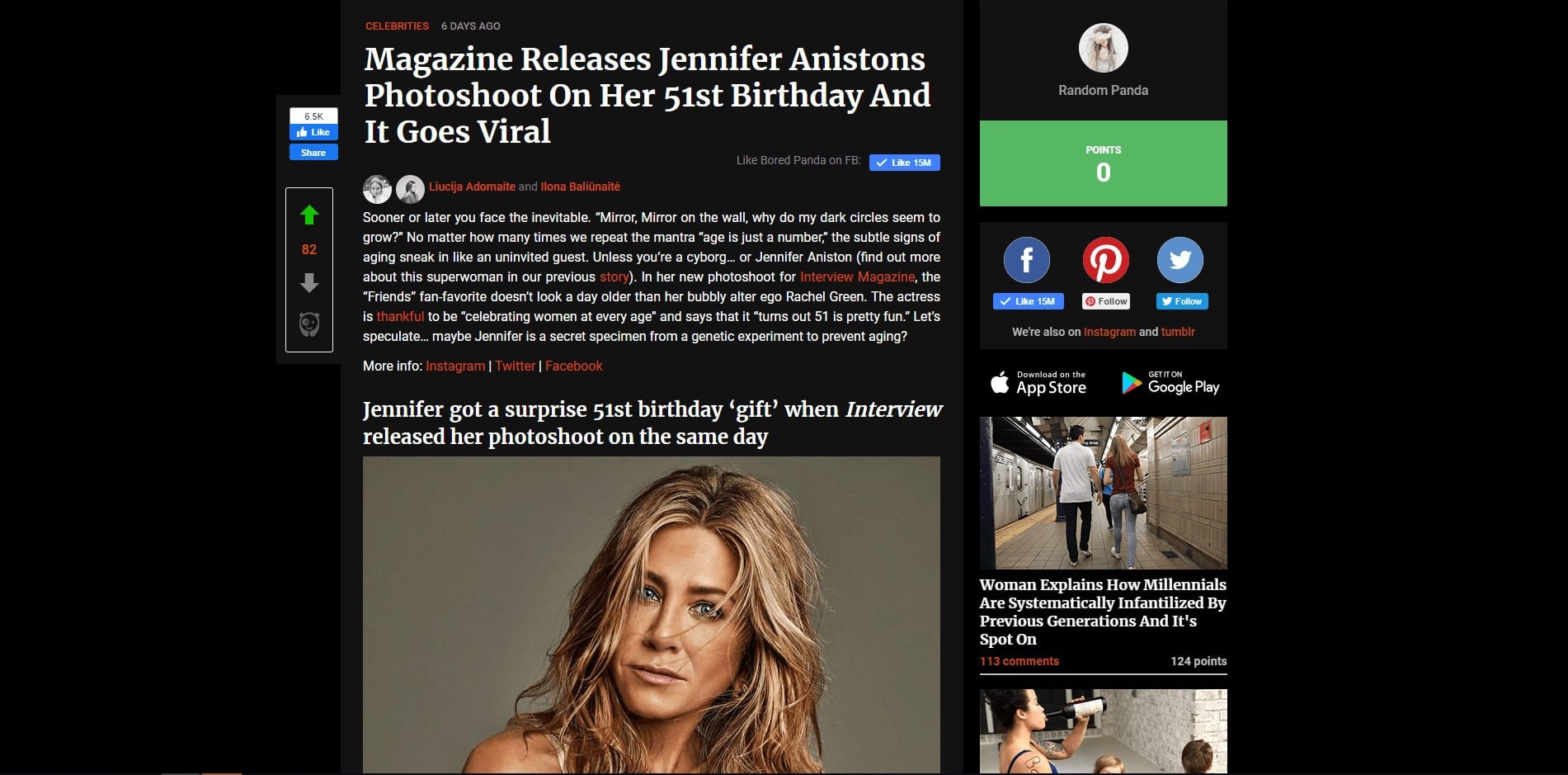 Bored Panda Dark Theme