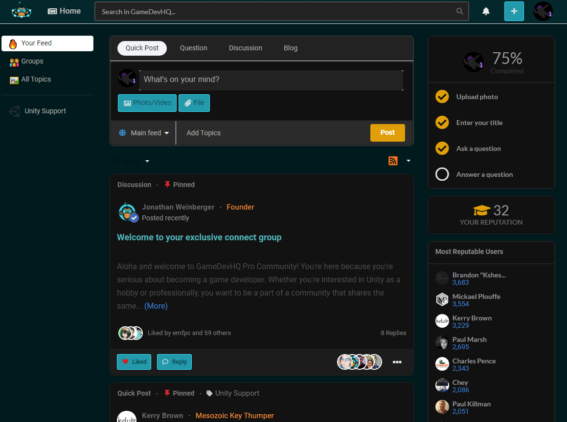 GameDevHQ Theme [unofficial]