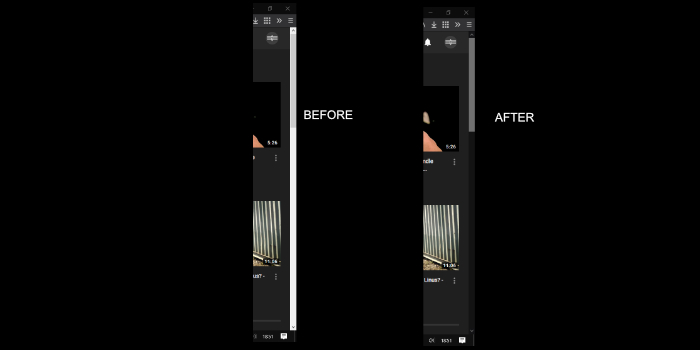 Darkscape White BG Fix for Firefox Scrollbar