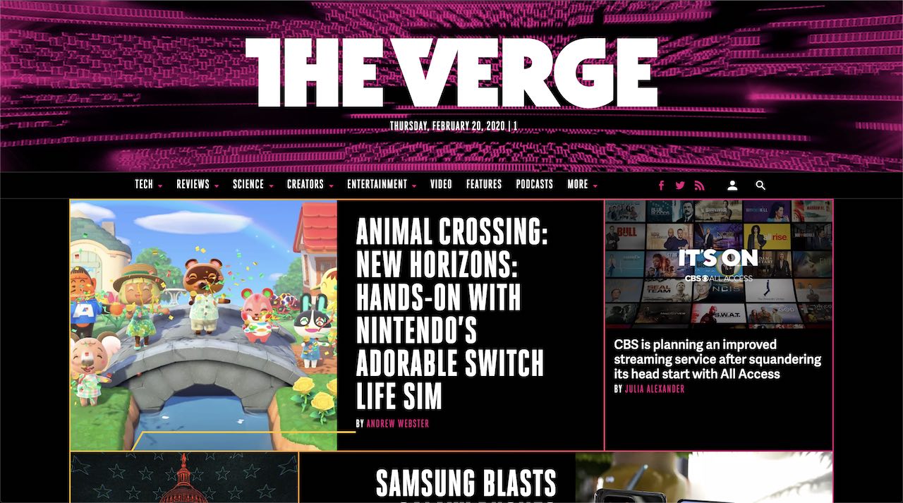 Vox Media: Remove Empty Space Below Header