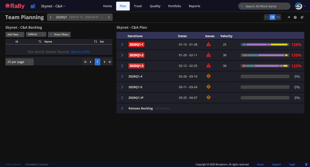 Rally Dark Theme