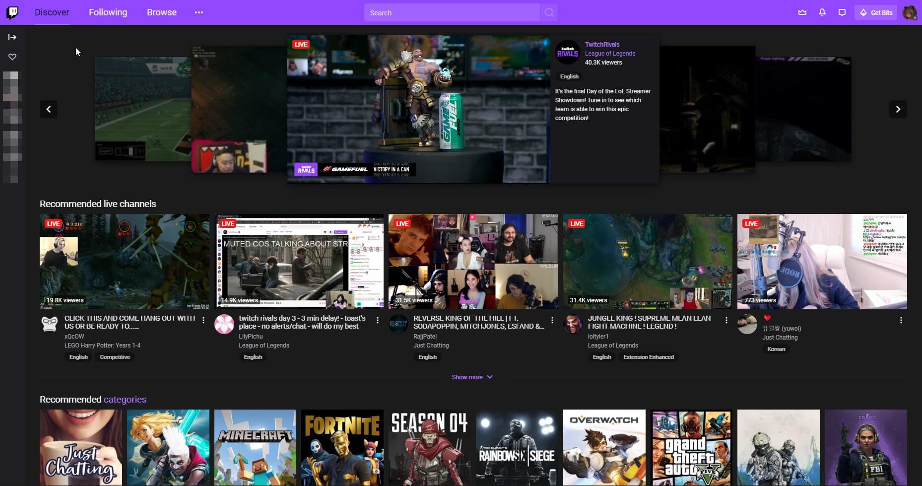 Unscuff Twitch (Dark)