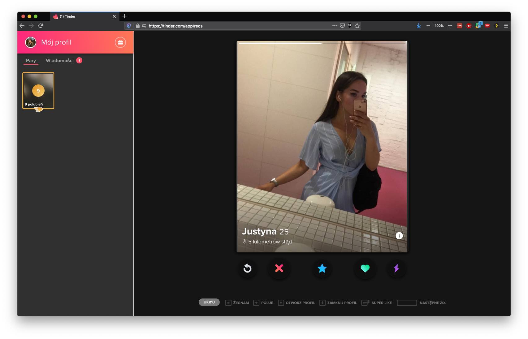 Tinder Dark and Purple + Gold MoD + Bigger Images
