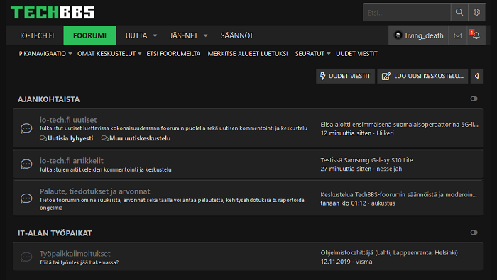 TechBBS - XenForo Dark Theme 2020