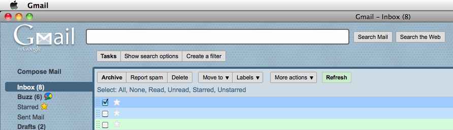 Gmail UI Your Way for PRISM