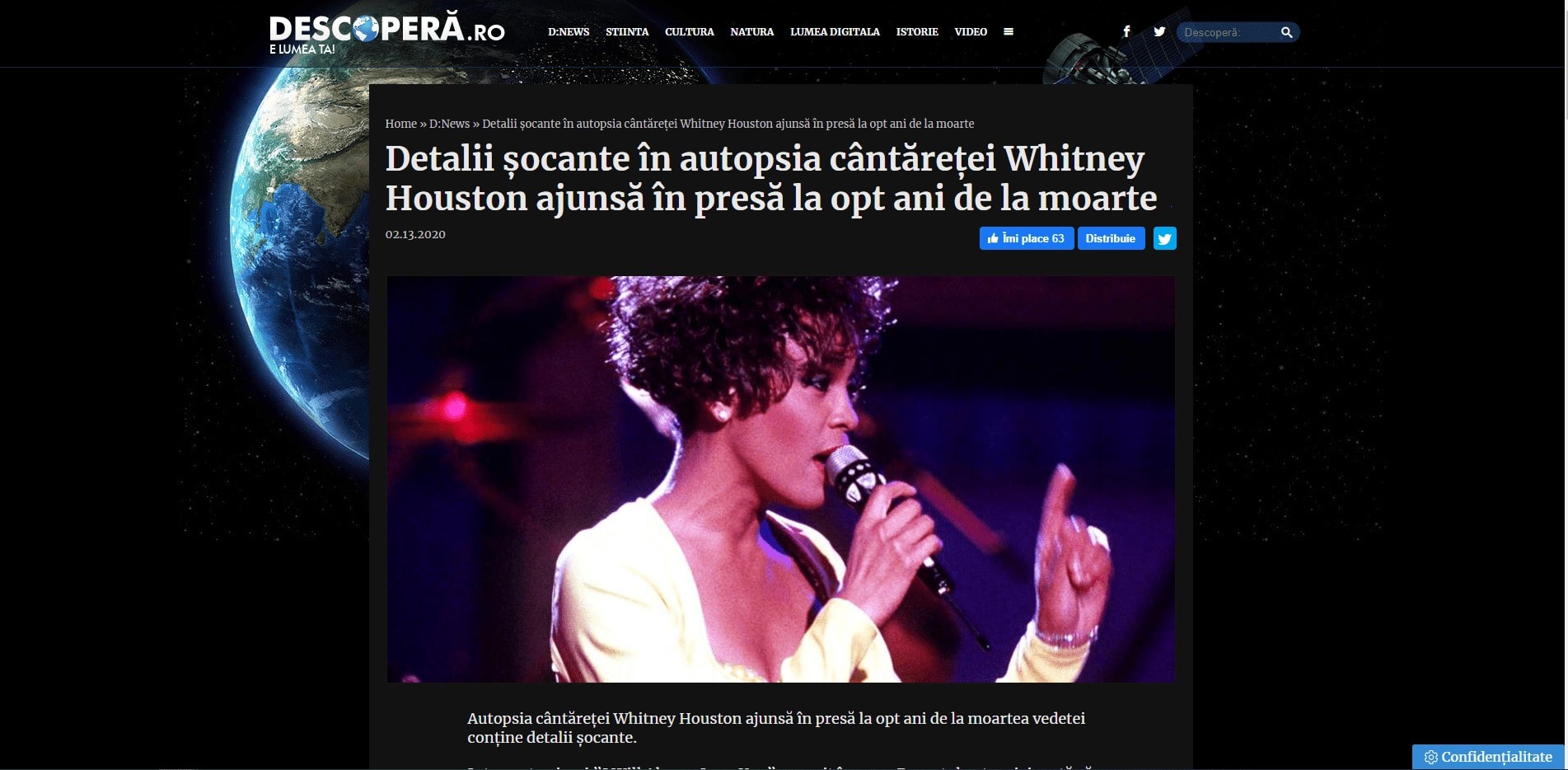 Descopera.ro Dark Theme