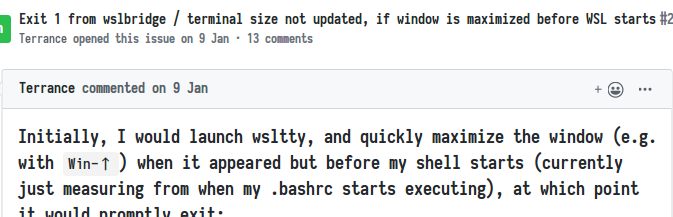 Enlarge github.com comment font