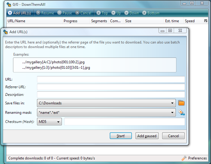 Wb Aero - DownThemAll!