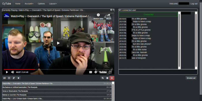 Swap Cytube Handedness
