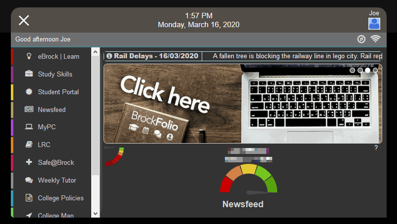 eBrock dark theme