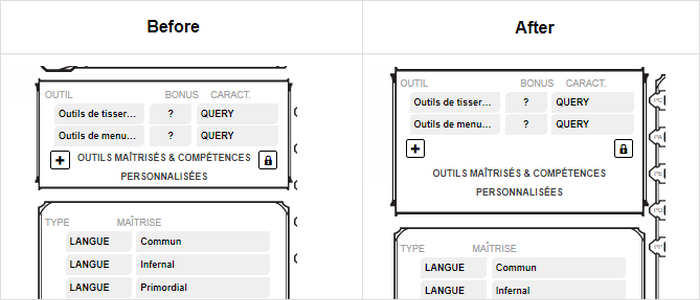 Roll20 Correctif pour D&D5E (translated sheet fix)