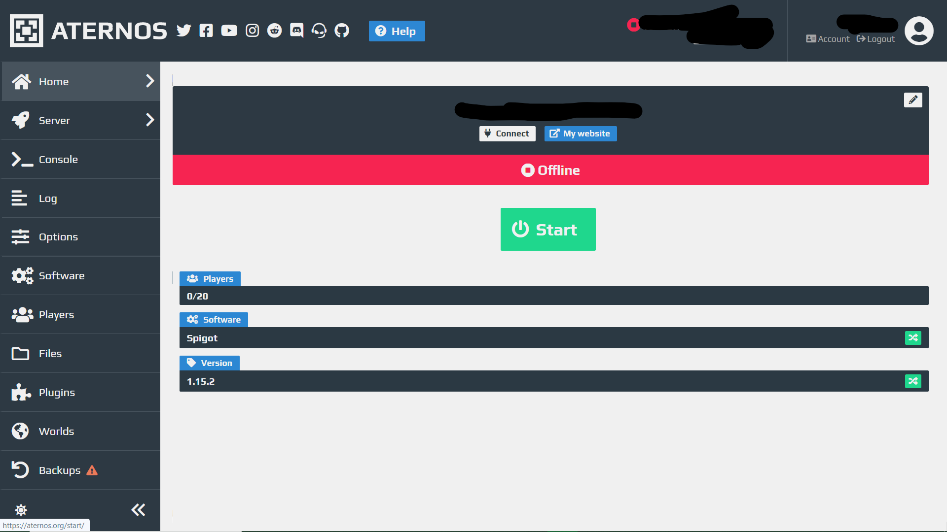 Aternos - No Ads, No Wait