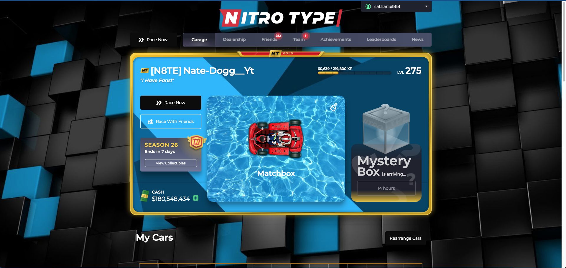 Black And Blue Shapes (Nitro Type) Theme