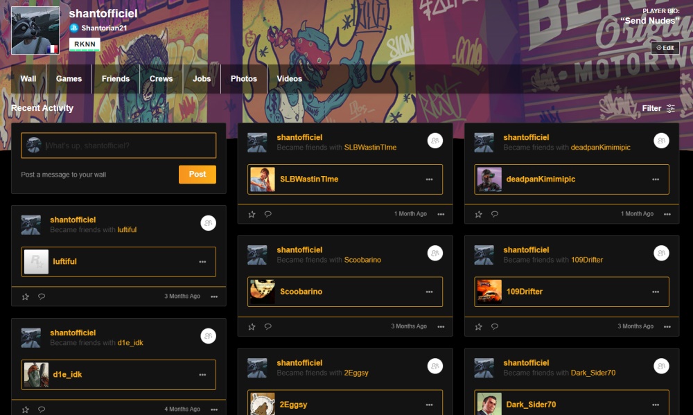 Rockstar Dark Theme