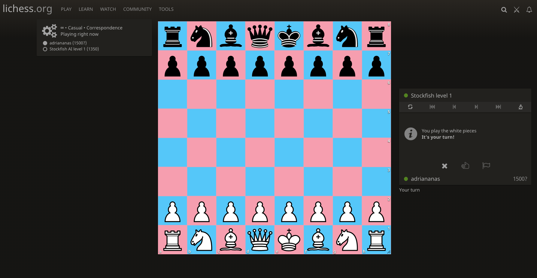 Trans Chess Board