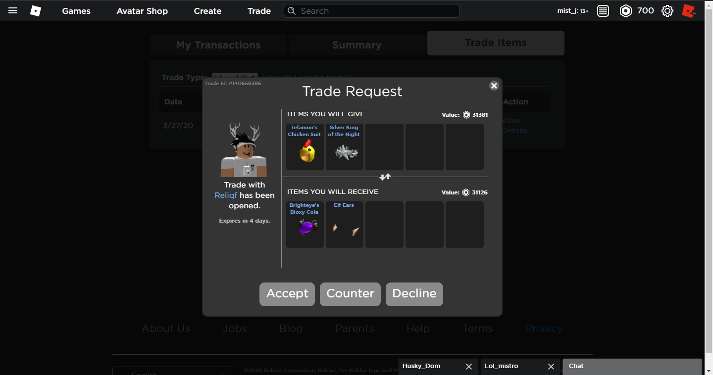 Trade Tab Enhanced Dark