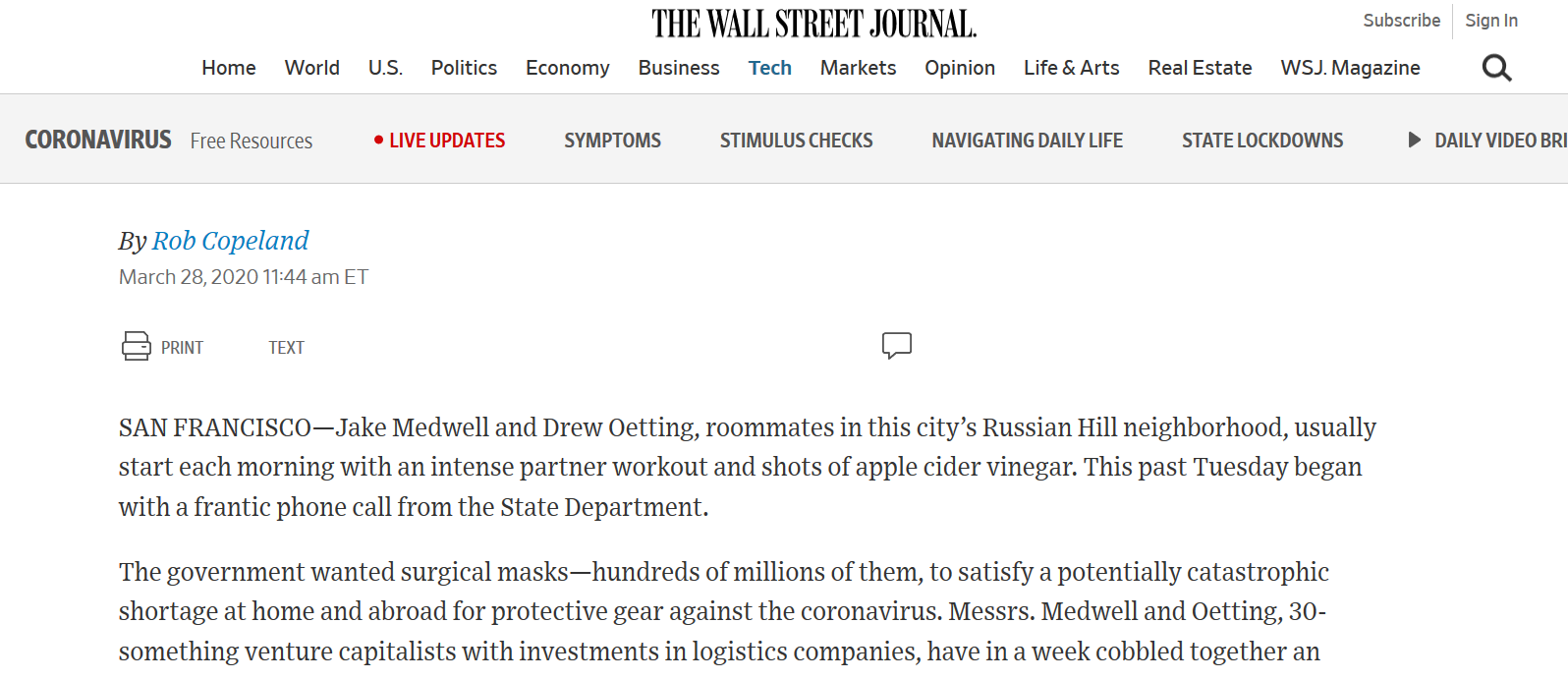 WSJ - wide paragraphs