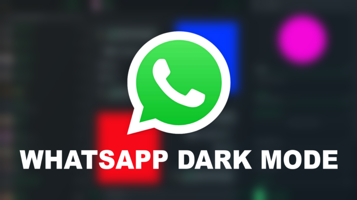 WhatsApp: Dark Theme