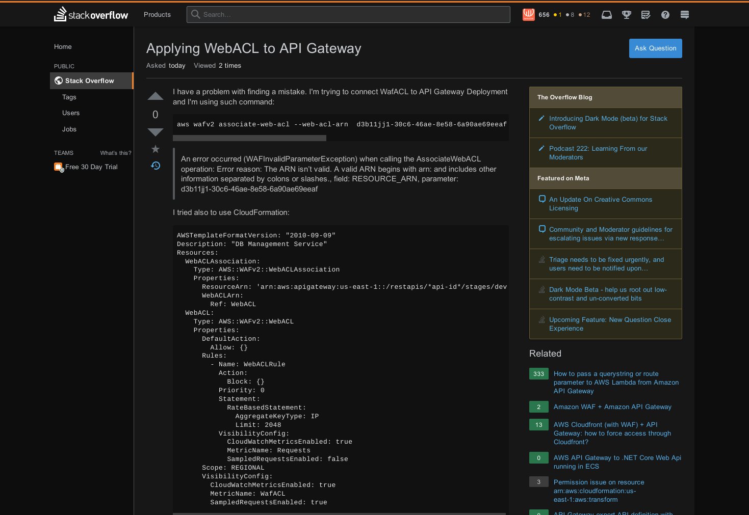 StackOverflow Official dark theme Improved