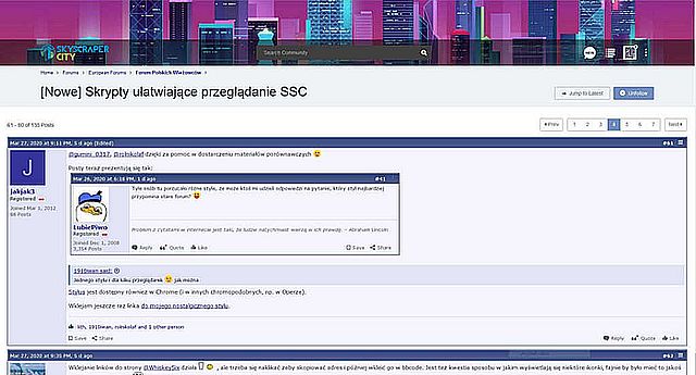 Skyscrapercity Classic vBulletin Theme v1.4