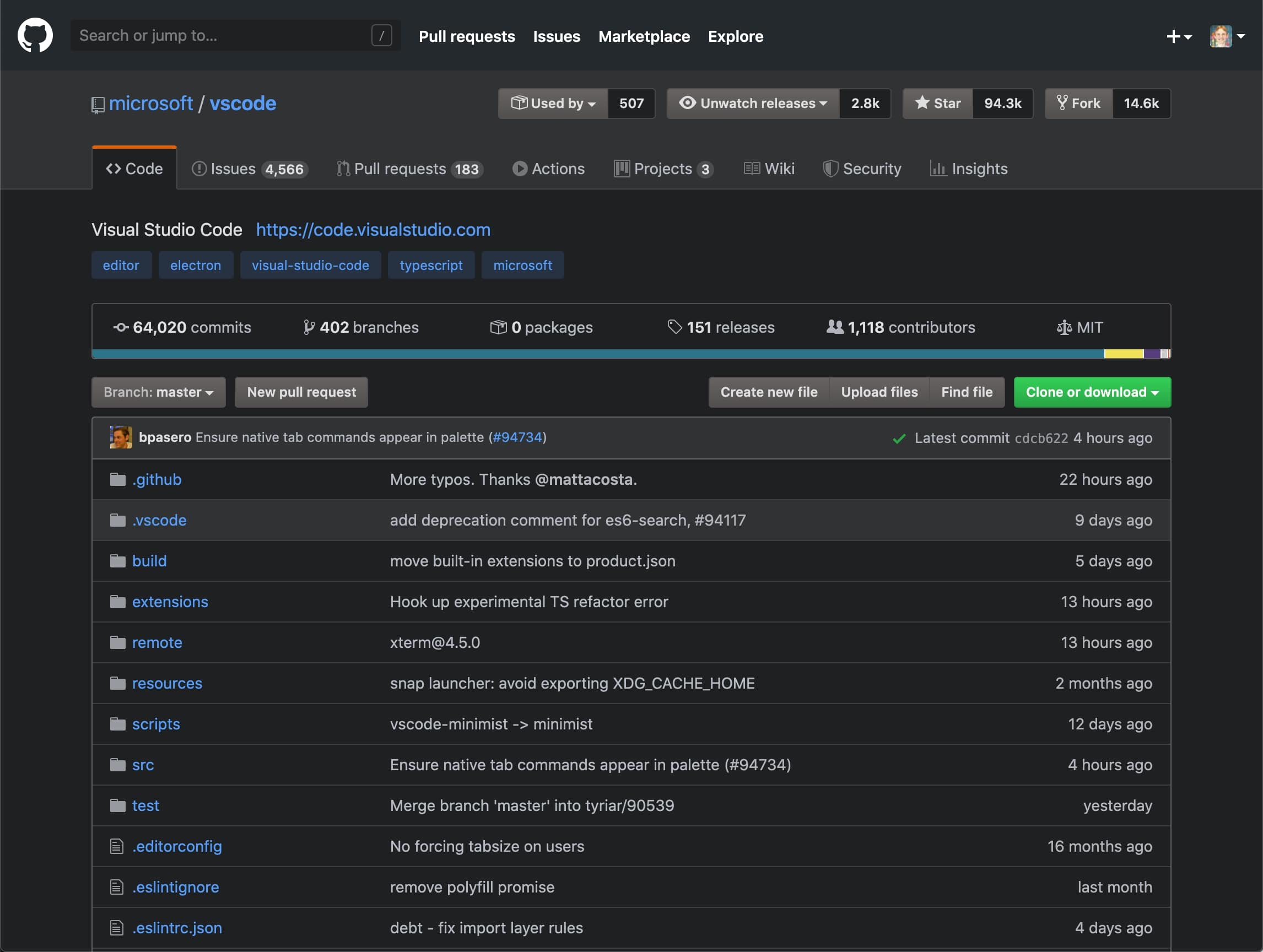 GitHub One Dark Theme