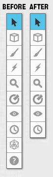 Roll20 Hide Toolbar Buttons
