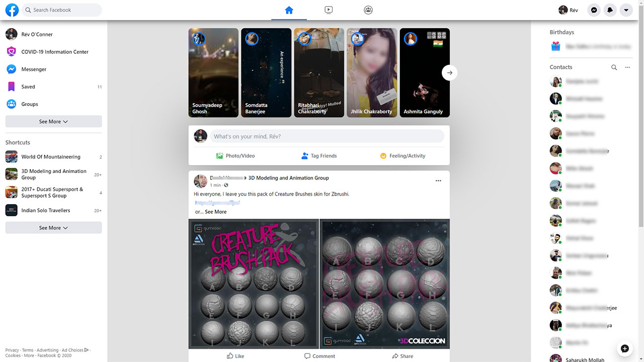 Facebook NEW Layout (Broken)