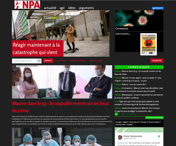 npa2009.org dark theme