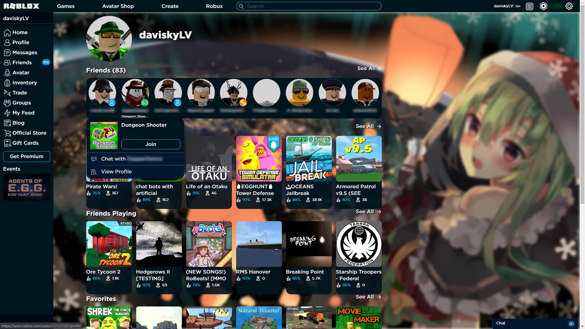 Roblox Dark Blue Theme