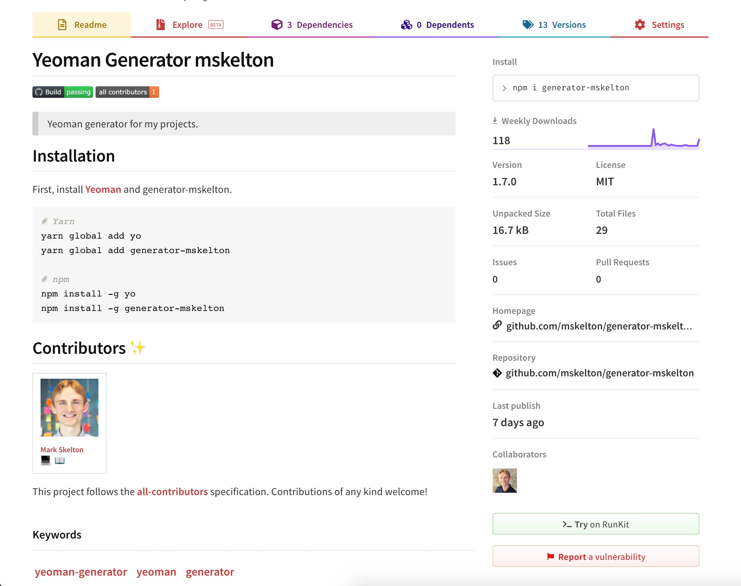 npm Improved Markdown