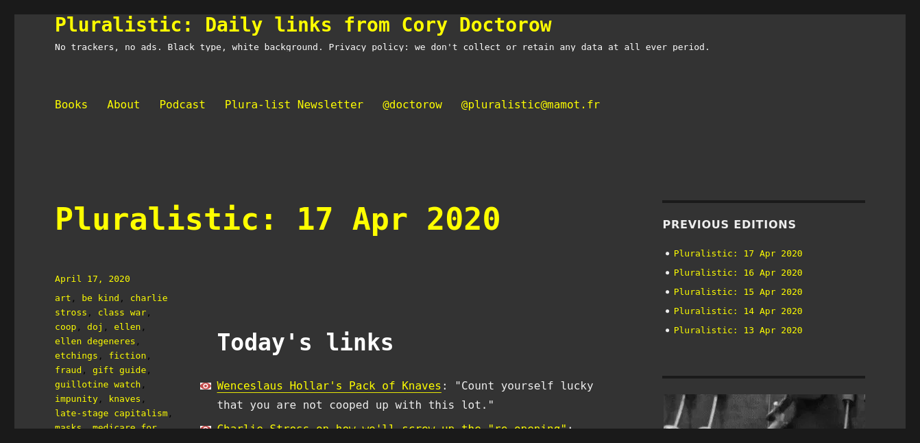 Dark pluralistic.net