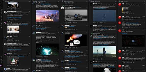TweetDeck Ultra Dark