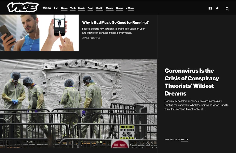 VICE.COM Dark Theme 2020 (Night Drive II)
