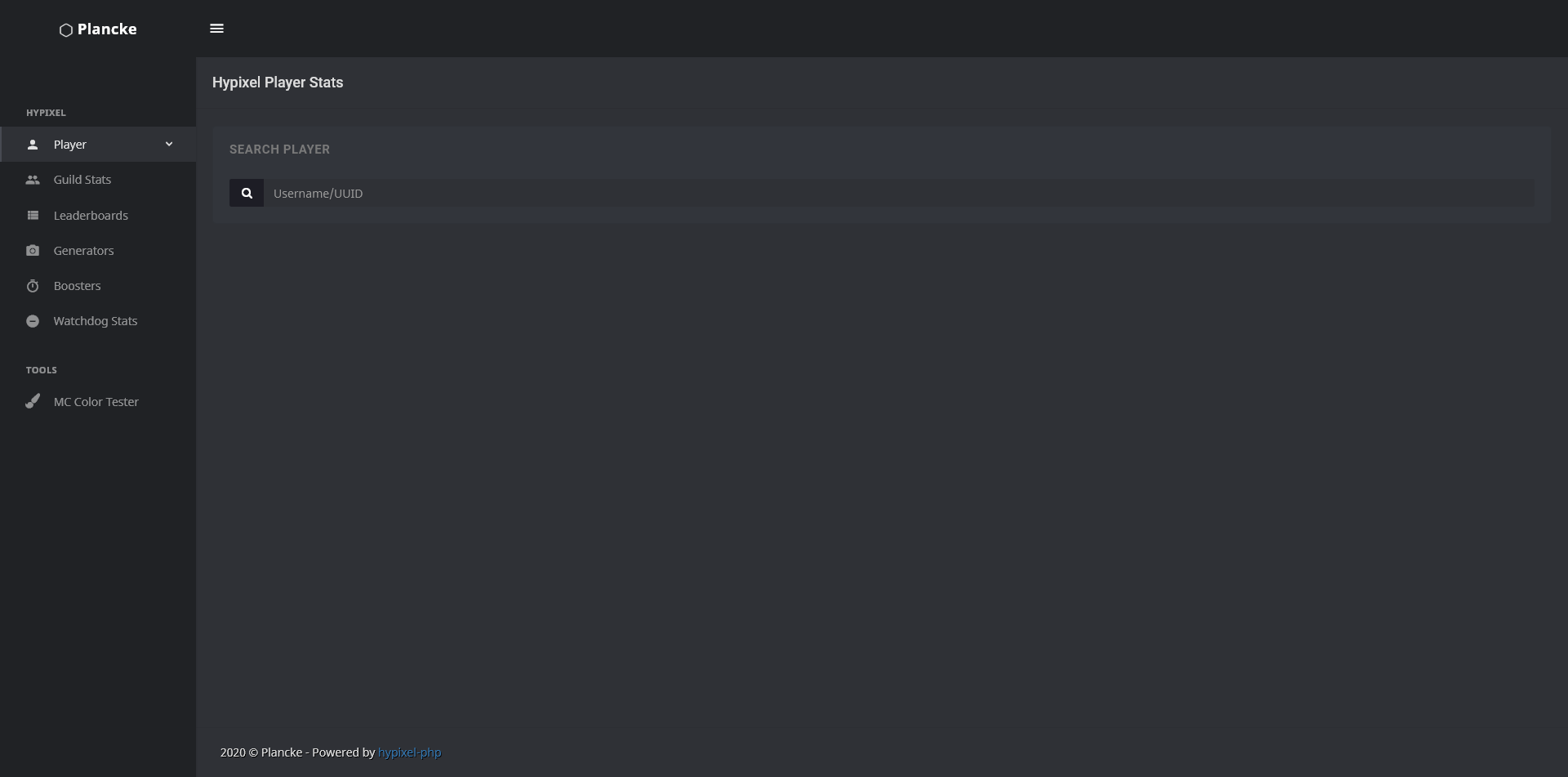Plancke Dark