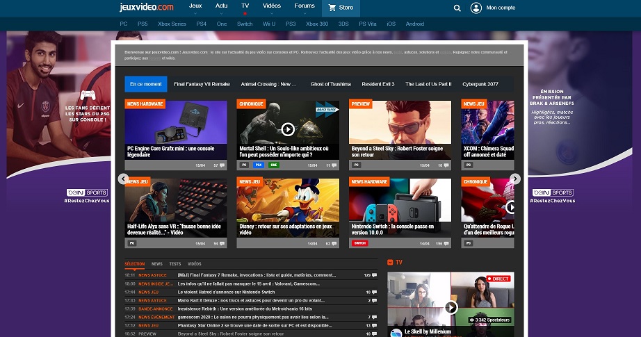 JeuxVideo com JVC Theme Sombre Dark Mode