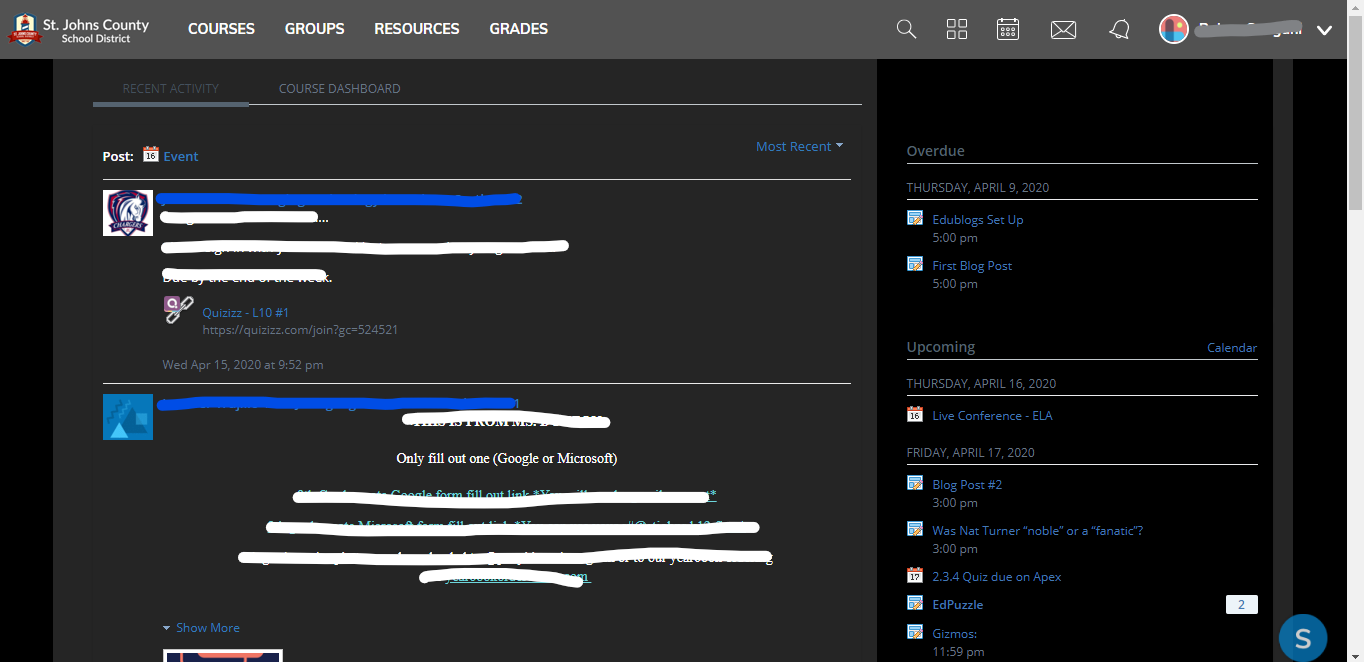 Schoology by MCplayer590