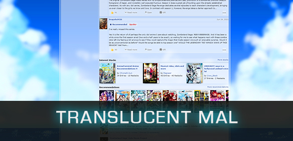 Make MAL translucent