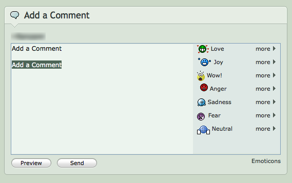 dA - Comment box Tweaks