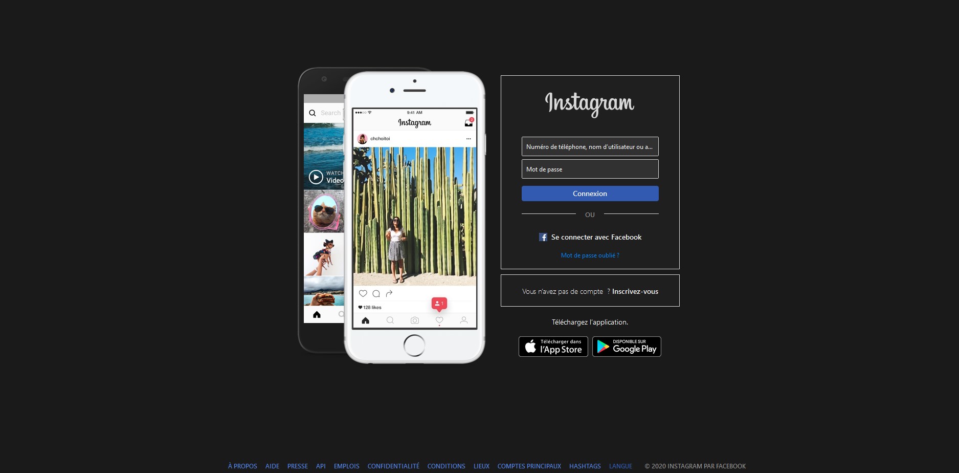 Dark Instagram Theme