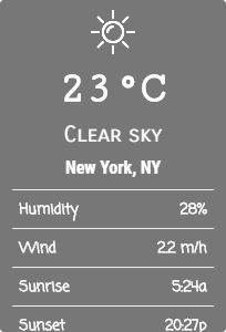 Weather Light Mode