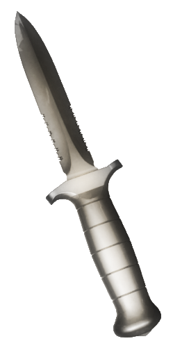 golden knife like or dislike button