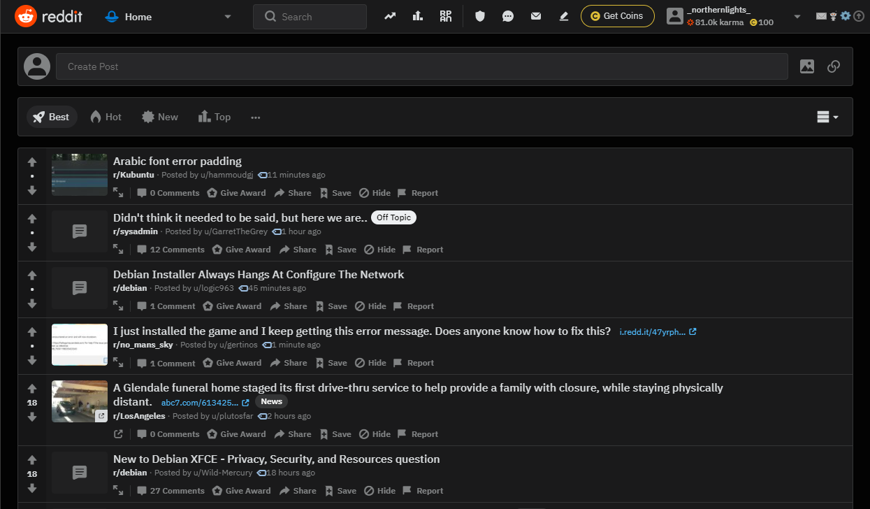 Hide new Reddit side bar