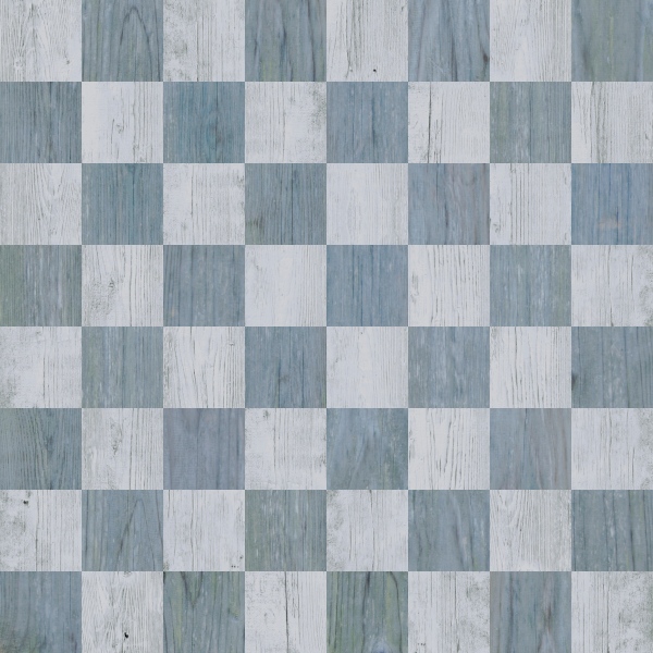 Lichess Board: Blue Old Wooden Chess Board