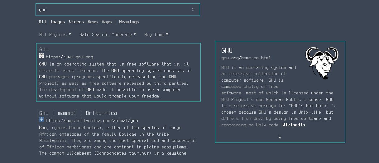 DuckDuckgo Minimal (custom back,fore-grounds)
