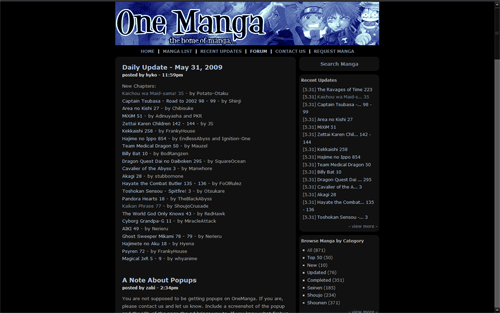 OneManga - Black & Blue + Remove Ads