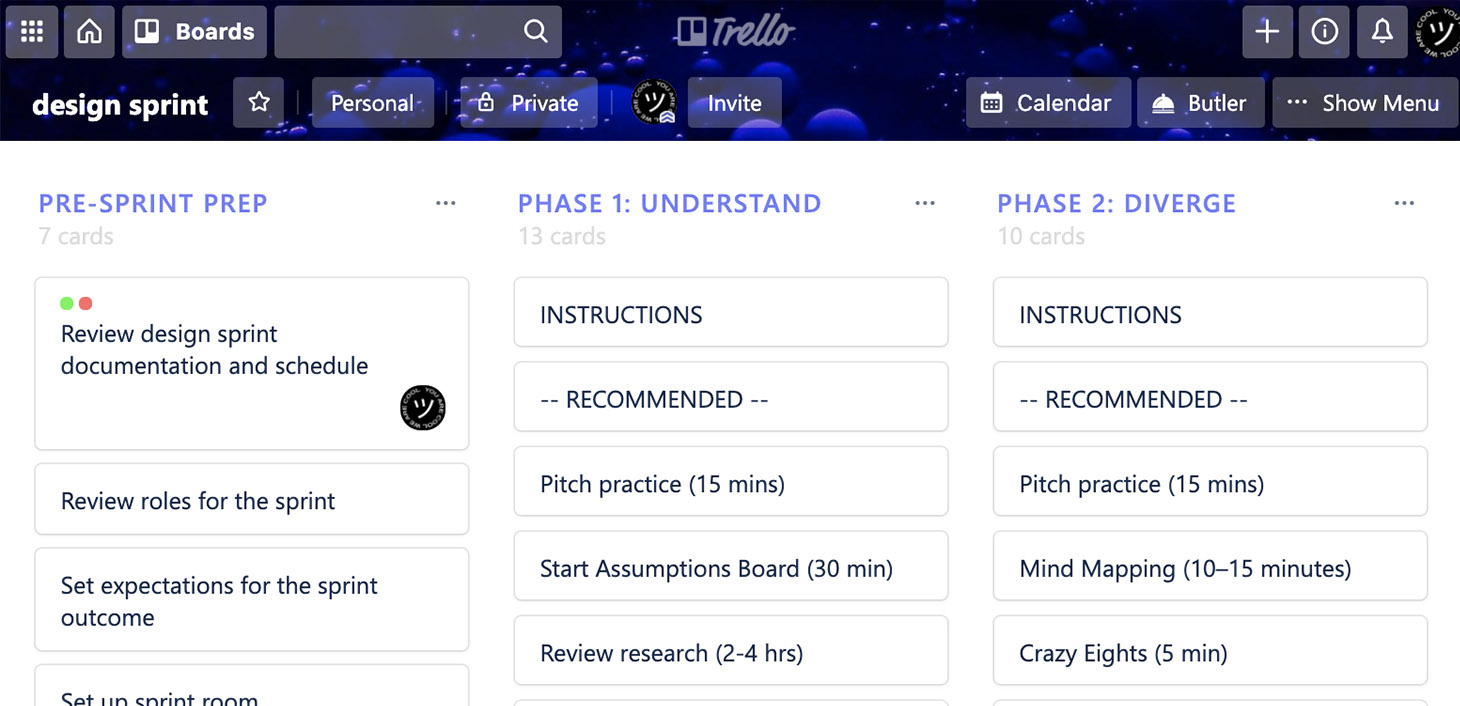 Trello Minimal White
